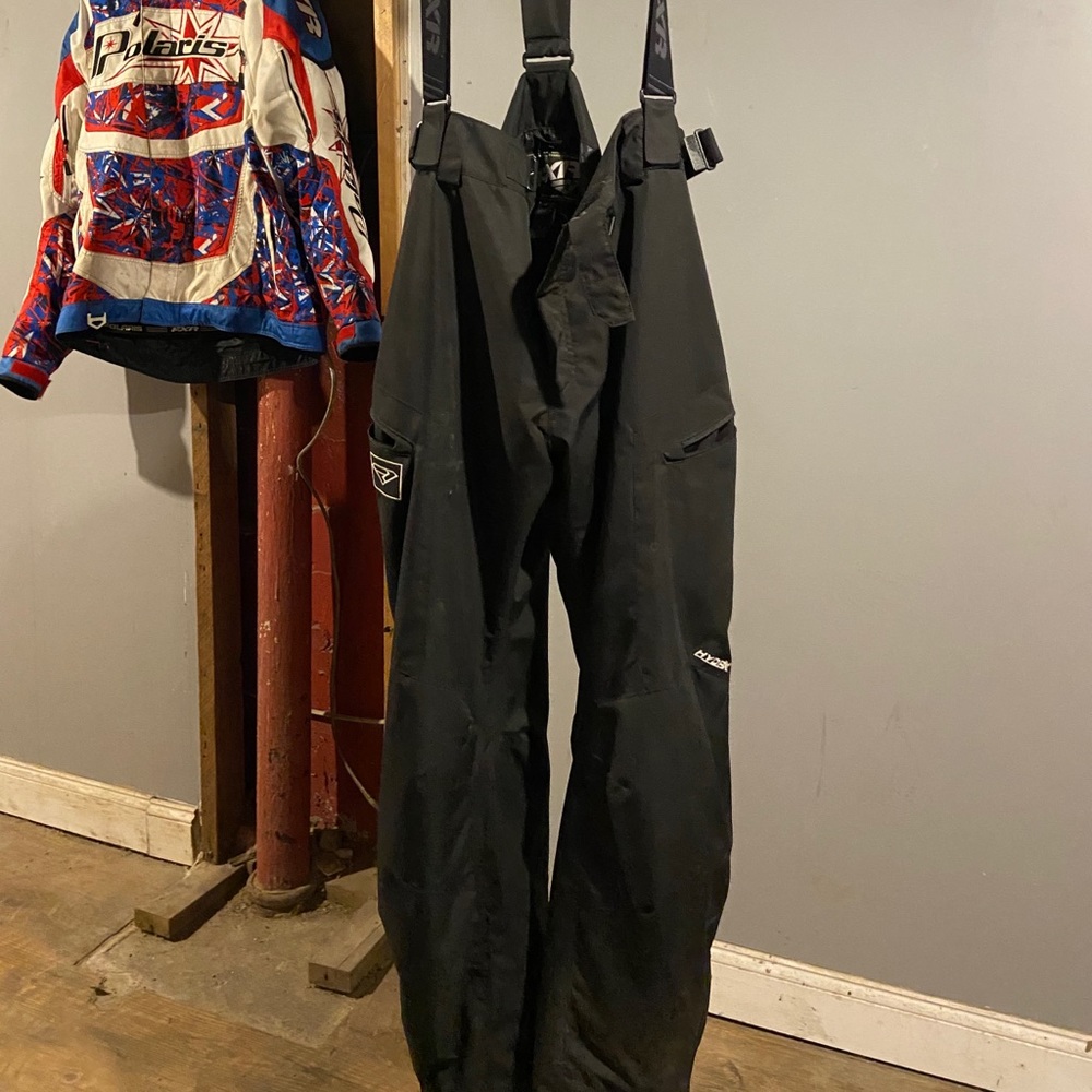 FXR snowmobiling bibs